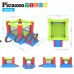 PicassoTiles KC106 Jump & Slide Inflatable Bouncing House (Pit Ball Included)   569755017